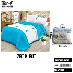 2KG QUEEN SIZE HONDURAS FLAG BLANKET 8PC/CS