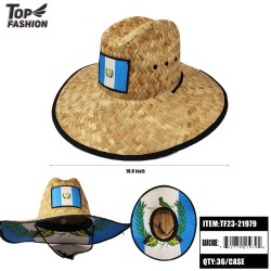 GUATEMALA TOBACCO STRAW HAT 36PC/CS