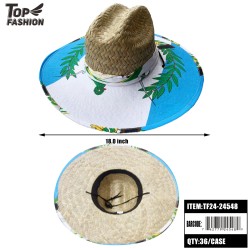 GUATEMALA TOBACCO STRAW HAT 36PC/CS
