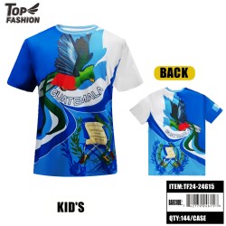 GUATEMALA KIDS ROUND NECK SPORTS T-SHIRT 144PC/CS